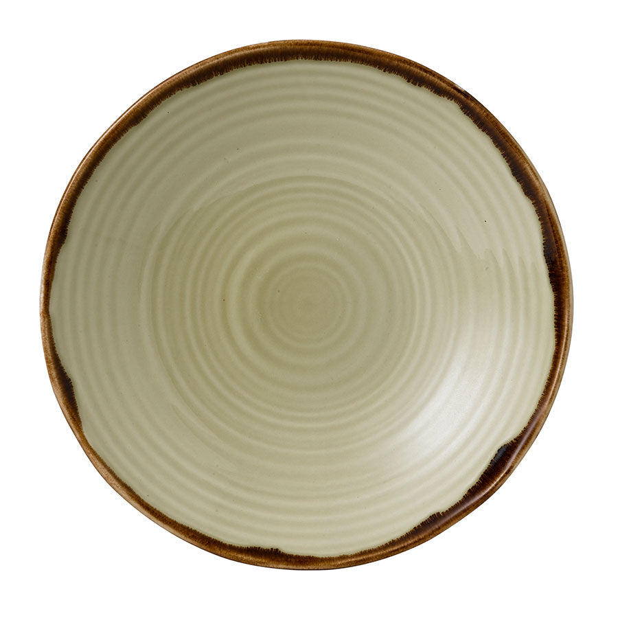 Dudson Harvest Vitrified Porcelain Linen Organic Round Coupe Bowl 27.9cm 135cl 47.5oz Pack of 12