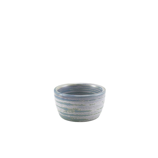 Genware Terra Vitrified Porcelain Seafoam Round Ramekin 6.2x3.5cm 45ml 1.5oz Pack of 12