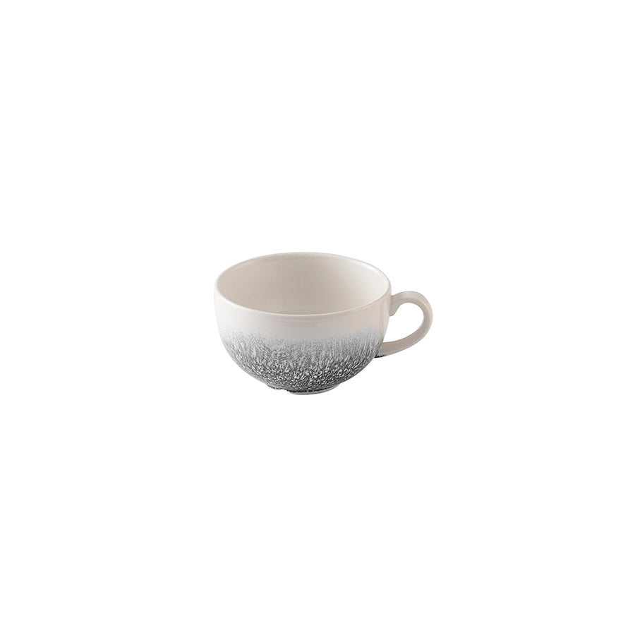 Churchill Studio Prints Raku Vitrified Porcelain Quartz Black Cappuccino Cup 12oz Pack of 12