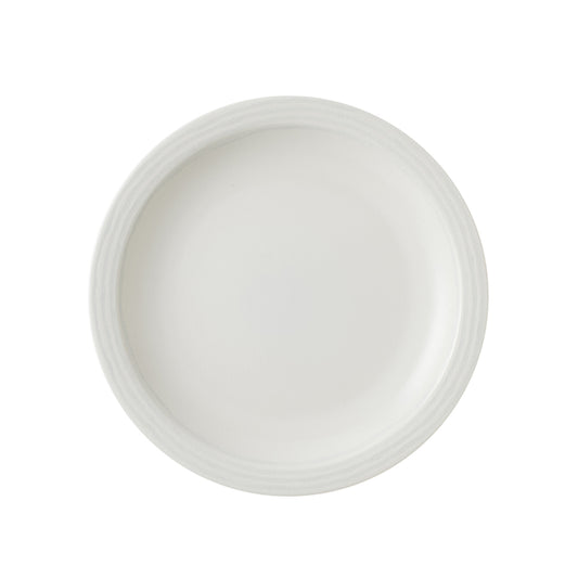 Dudson Harvest Vitrified Porcelain Norse White Round Nova Plate 25.4cm Pack of 12