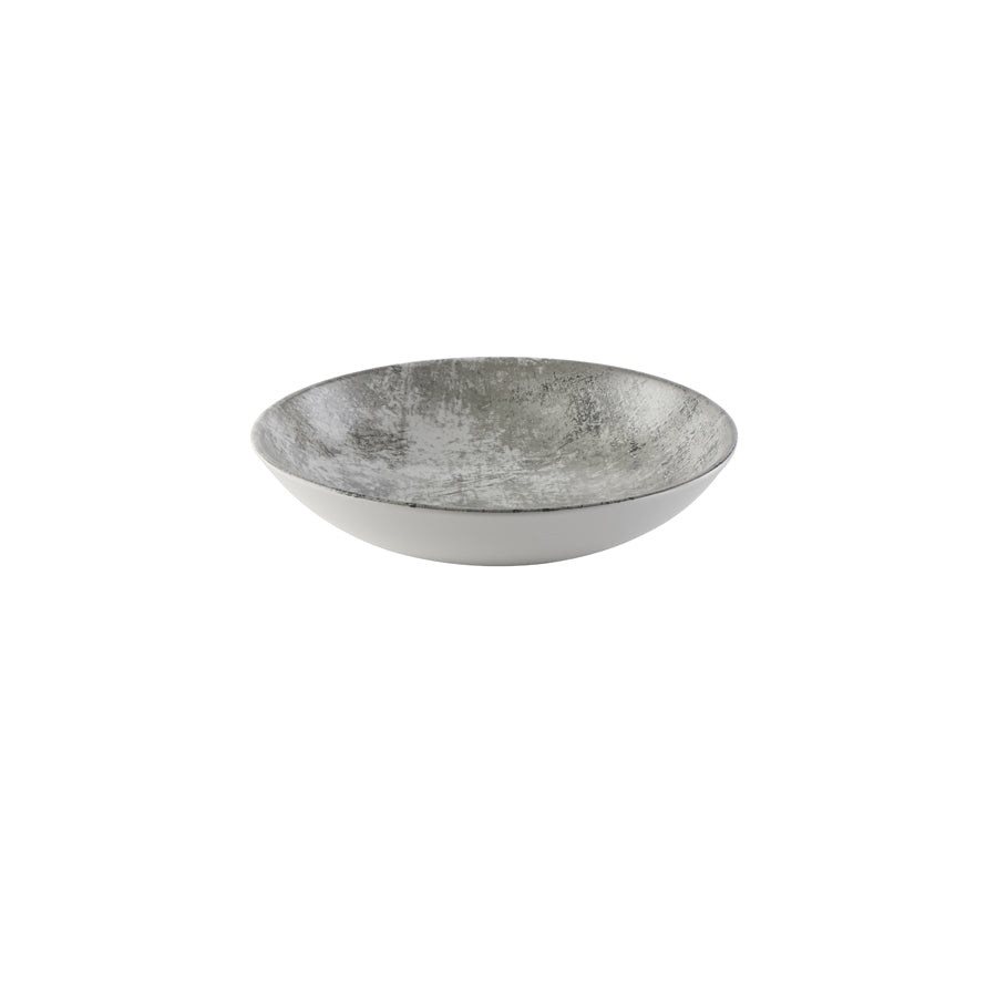 Dudson Urban Vitrified Porcelain Steel Grey Round Coupe Bowl 24.8cm 113.6cl 40oz Pack of 12