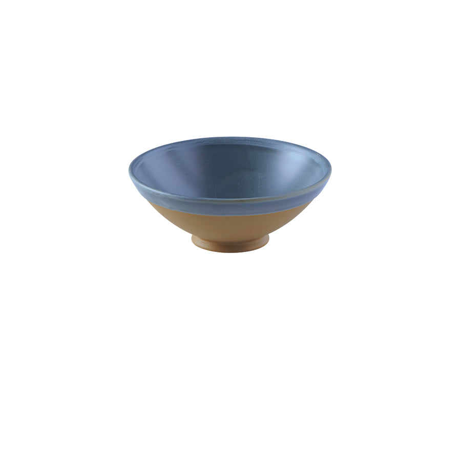 Churchil Emerge Vitrified Porcelain Oslo Blue Round Ramen Bowl 20x8cm 100cl 35.2oz Pack of 6