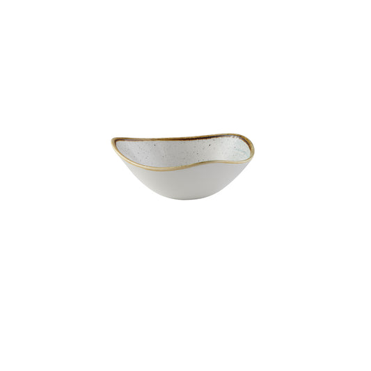 Churchill Stonecast Accents Vitrified Porcelain Duck Egg Triangle Bowl 18.5cm Pack of 12