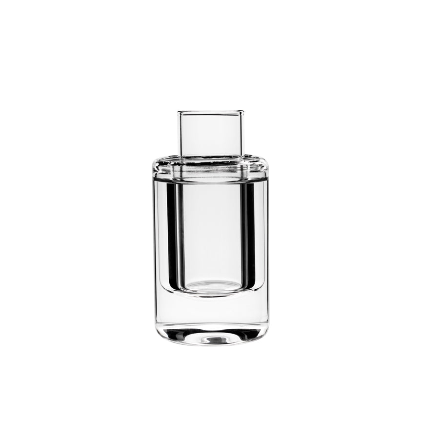 Pordamsa Glaciar Borosilicate Glass Gloss Mini Cooler Set 9cm 65ml Pack of 4