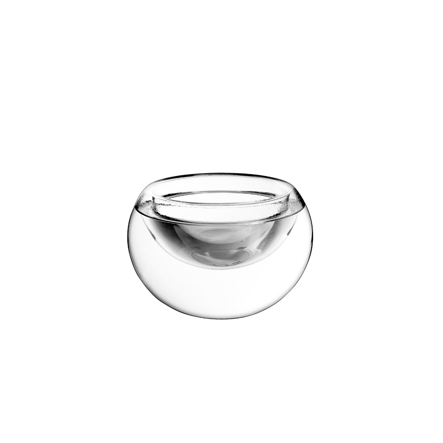 Pordamsa Glaciar Borosilicate Glass Clear Round Bowl 14cm 240ml