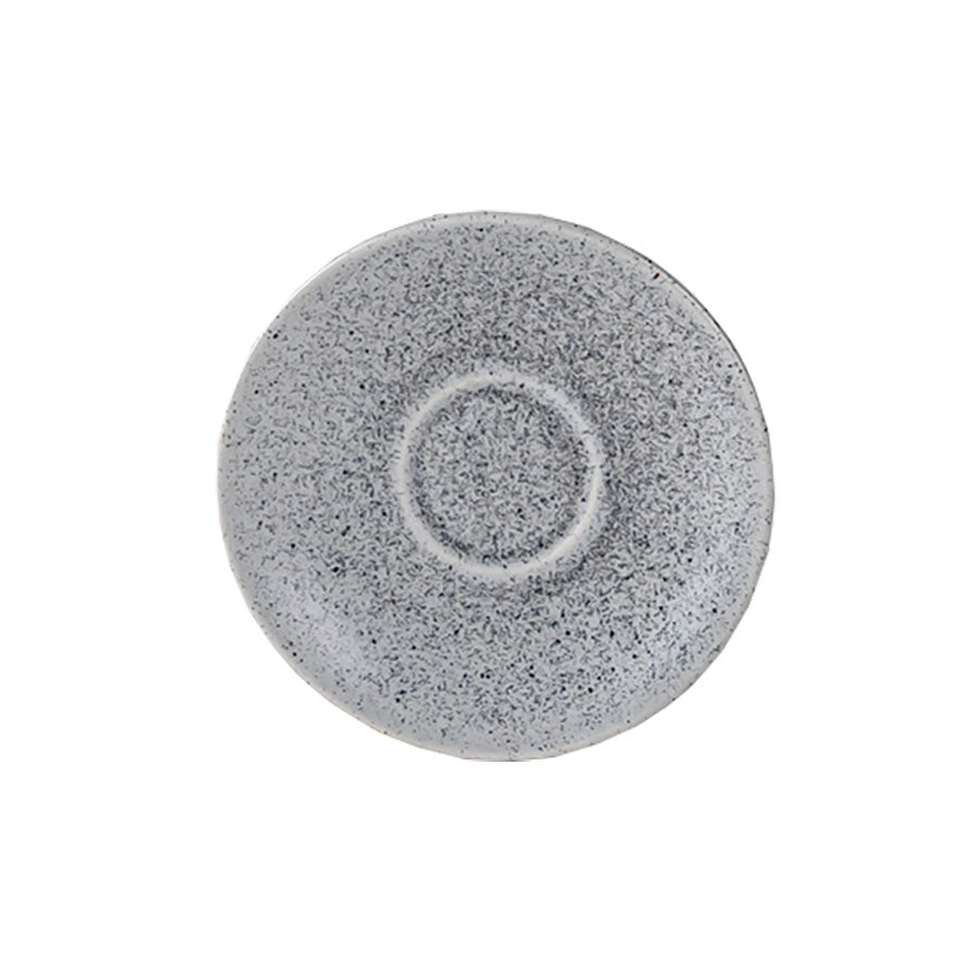 Artisan Kernow Vitrified Stoneware Grey Round Espresso Saucer 11.5cm Pack of 6