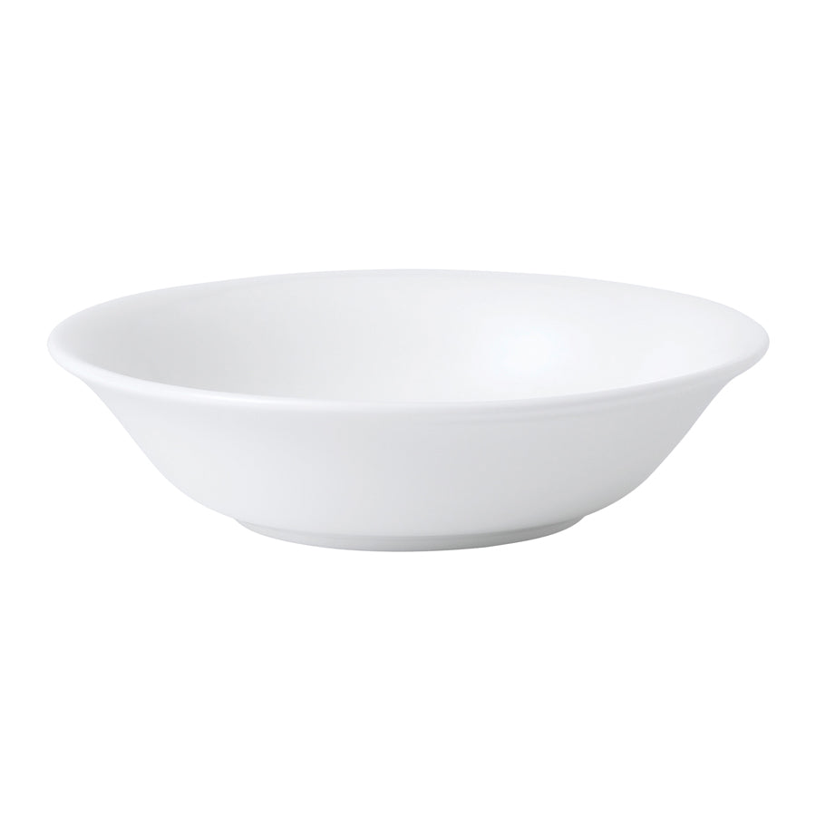 Wedgwood Connaught Bone China White Round Oatmeal Bowl 15.5cm Pack of 4