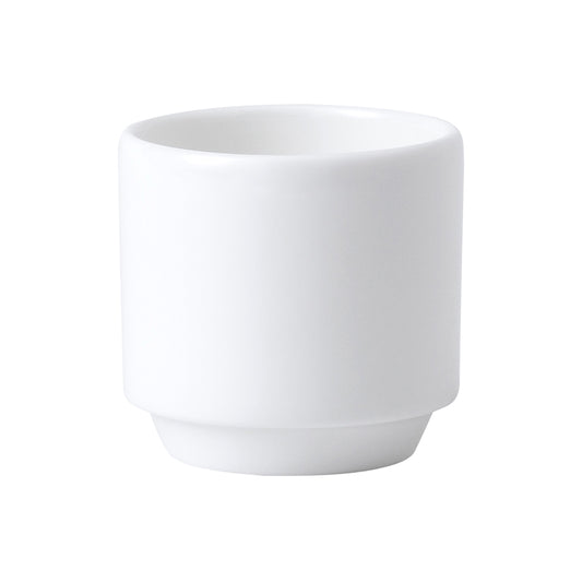 Wedgwood Connaught Bone China White Round Eggcup/Toothpick Pot 4.75cm Pack of 4