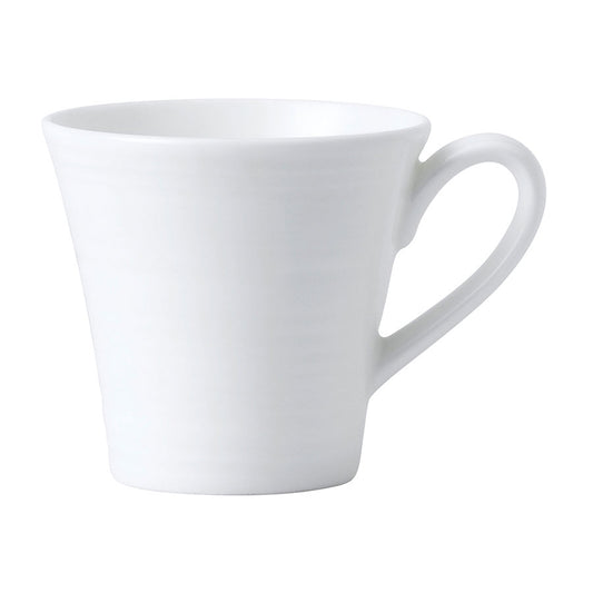 Wedgwood Fusion Embossed Bone China White Mug 28cl Pack of 4