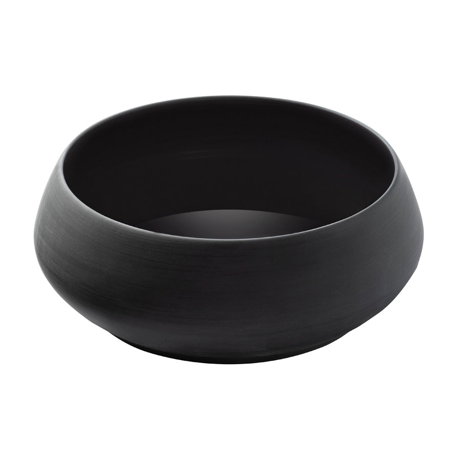 Guy Degrenne Bahia Stoneware Black Onyx Round Bowl 28cm 4 Litre