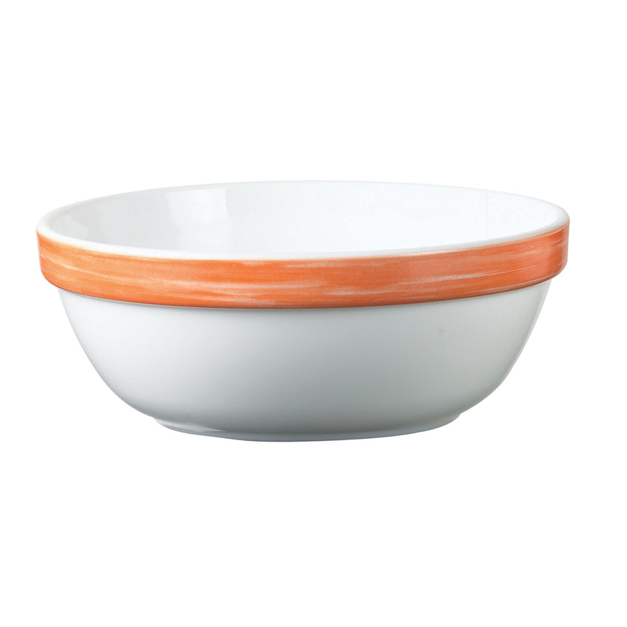 Arcoroc Brush Opal Orange Round Stacking Bowl 12cm 4.7 Inch Pack of 36