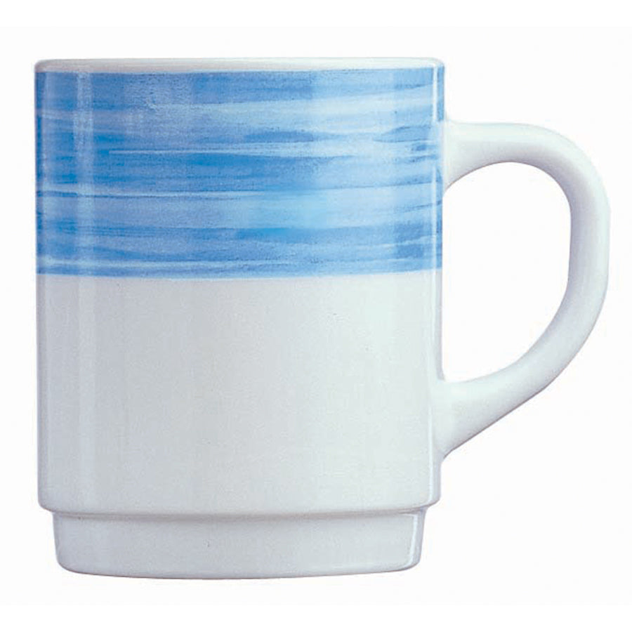 Arcoroc Brush Opal Blue Mug 25cl 8.8oz Pack of 36