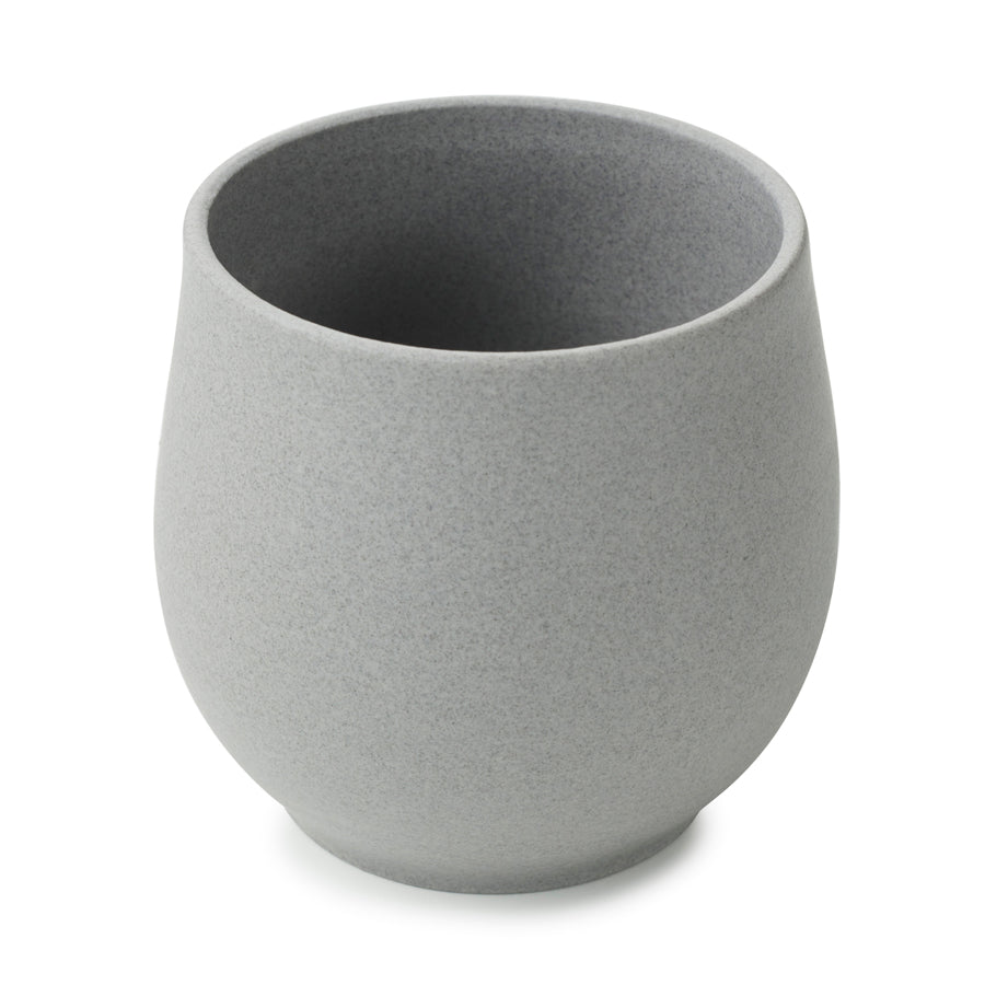 Revol No.W Ceramic Grey Recyclay Round Cup 8x7.3cm 20cl Pack of 6