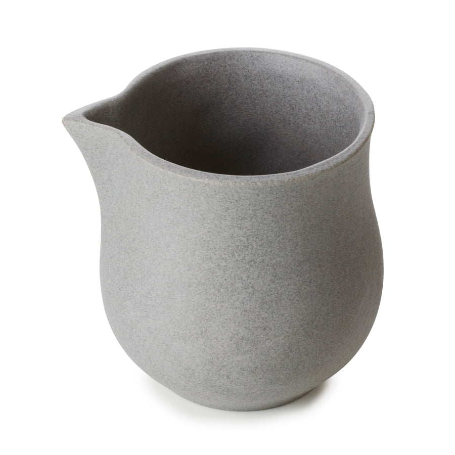 Revol No.W Ceramic Grey Recyclay Round Creamer/Sauce Boat 7x7cm 10cl Pack of 6