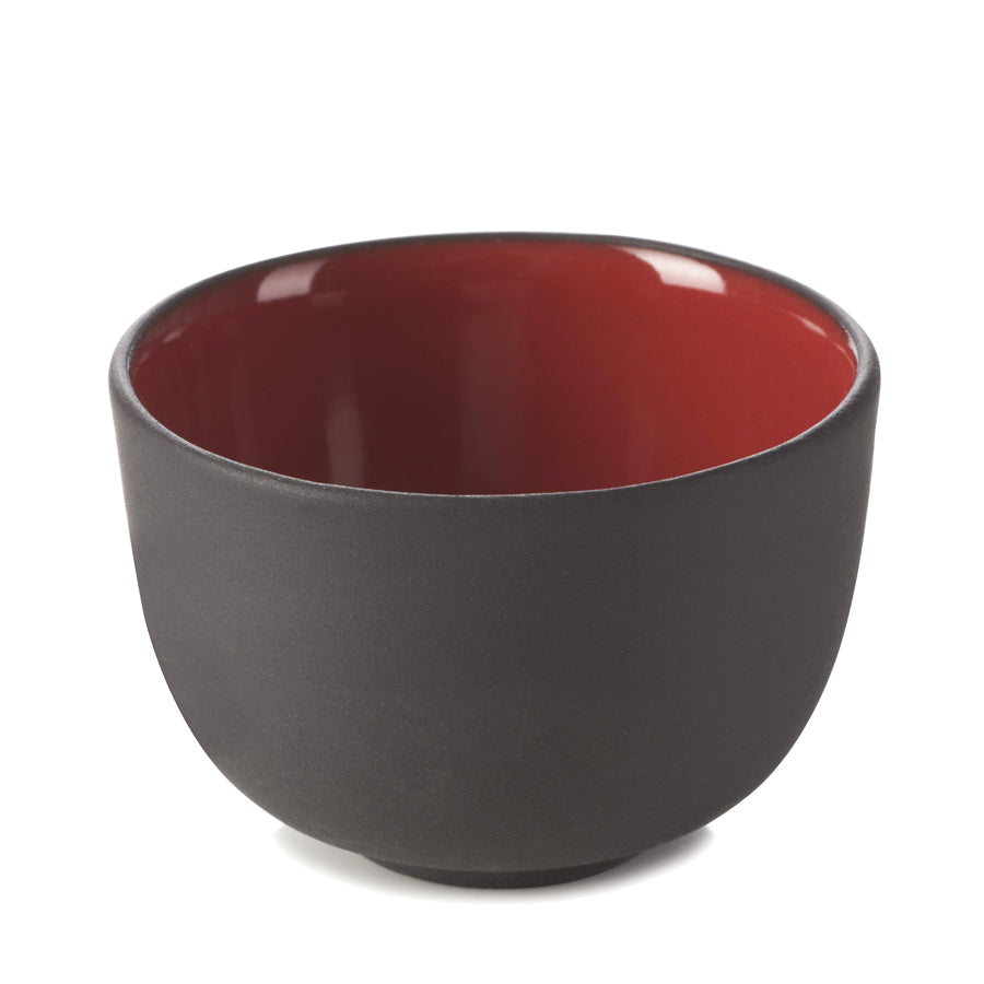 Revol Likid & Solid Ceramic Pepper Red Round XXS Bowl 5x3.5cm 3cl Pack of 6