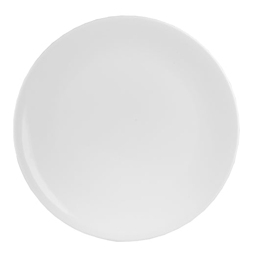 Churchill Art De Cuisine Menu Porcelain White Coupe Plate 20.5cm Pack of 6