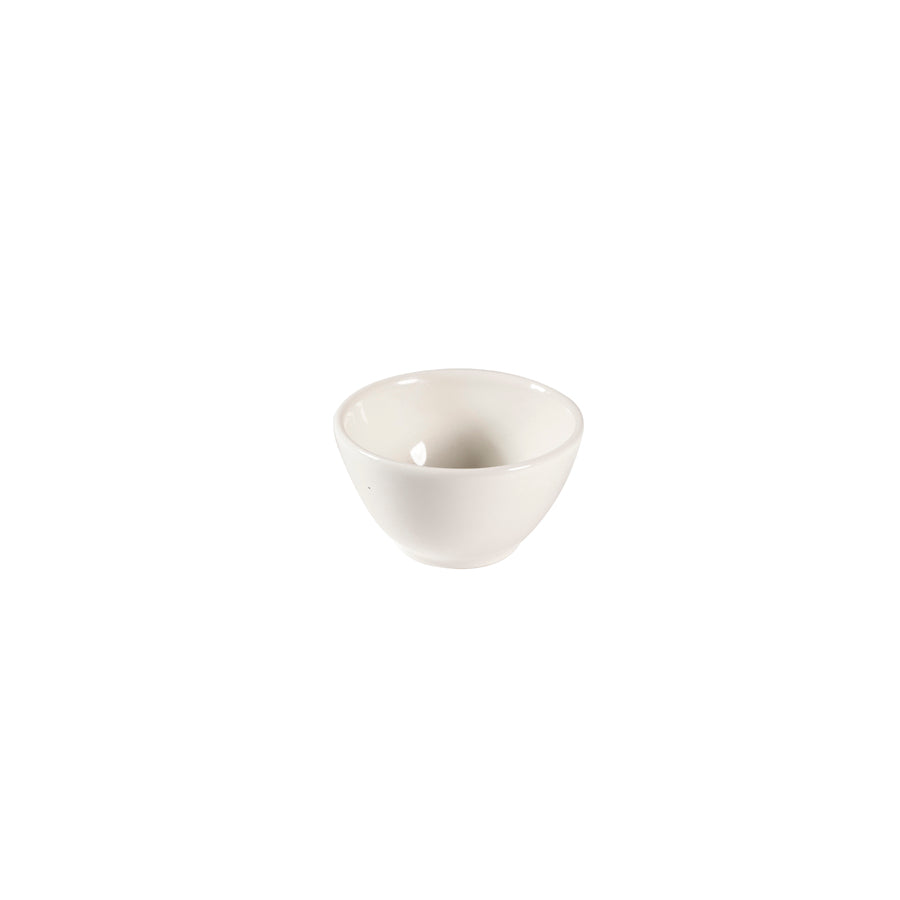 Churchill Nourish Vitrified Porcelain White Round Contour Dip Pot 8.5cm 4oz Pack of 12