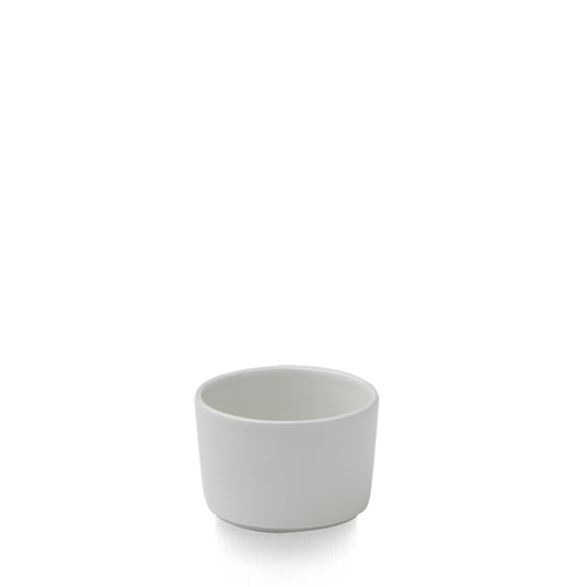 Churchill Nourish Vitrified Porcelain White Round Linear Deep Bowl 9x6cm 23cl 8.1oz Pack of 12