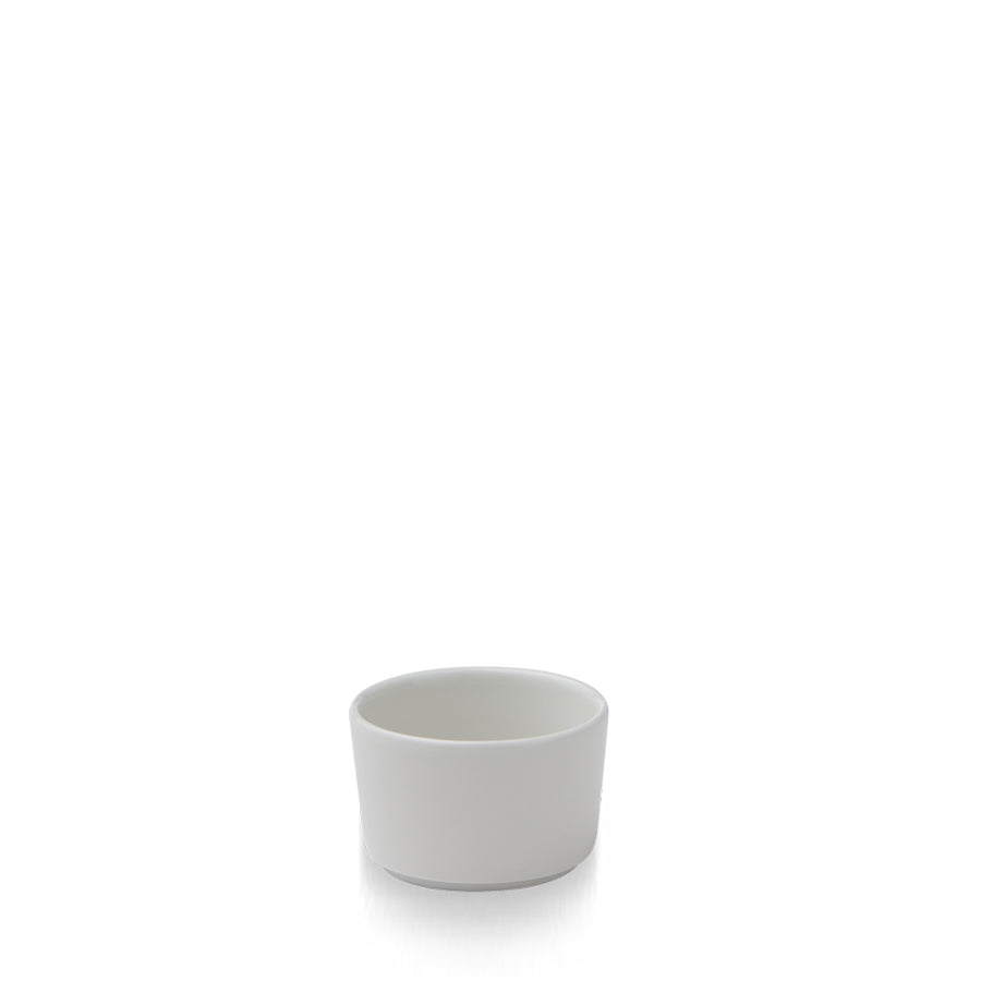 Churchill Nourish Vitrified Porcelain White Round Linear Dip Pot 7.5x5cm 11cl 3.9oz Pack of 12