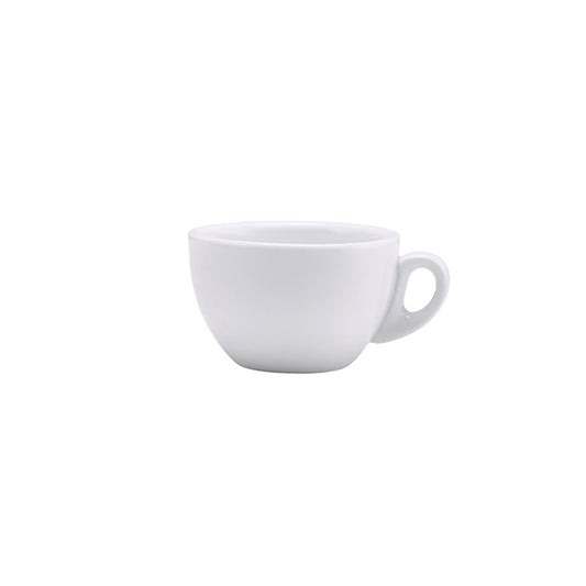 GenWare Porcelain White Round Italian Style Espresso Cup 9cl 3oz Pack of 6