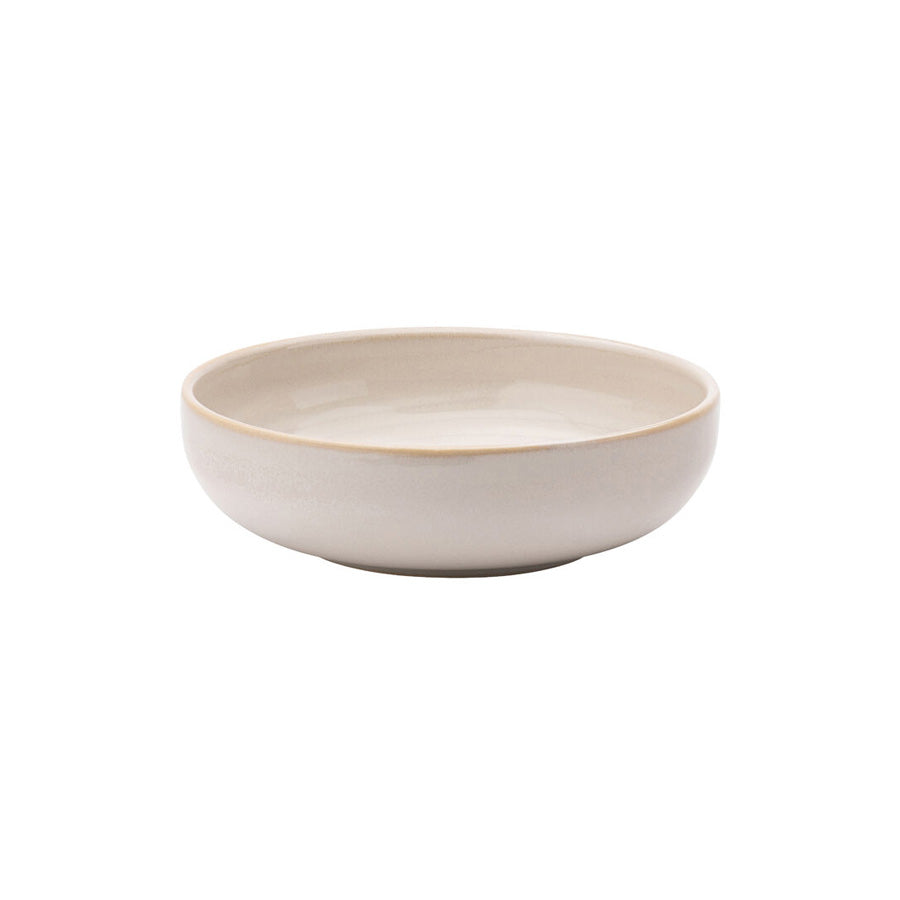 Utopia Santo Stoneware Light Grey Round Bowl 16cm 6.25 Inch Pack of 6