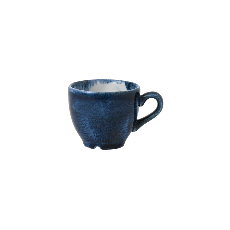 Churchill Stonecast Plume Vitrified Porcelain Ultramarine Espresso Cup 10cl 3.5oz Pack of 12