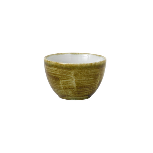 Churchill Stonecast Plume Vitrified Porcelain Olive Round Open Sugar Bowl 22.7cl 8oz Pack of 12