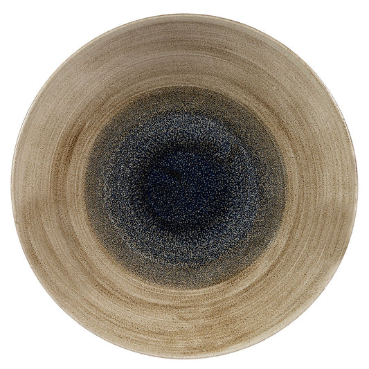 Churchill Stonecast Aqueous Vitrified Porcelain Bayou Round Deep Coupe Plate 28.10cm Pack of 12