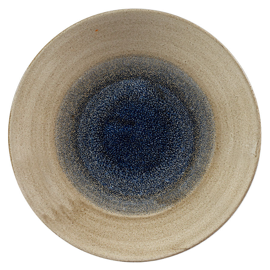 Churchill Stonecast Aqueous Vitrified Porcelain Bayou Round Deep Coupe Plate 25.5cm Pack of 12