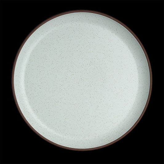 Maham Studio Spice Stoneware Sea Salt Round Plate 24cm Pack of 12