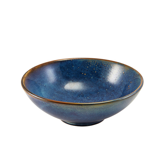 Genware Terra Vitrified Porcelain Aqua Blue Round Noodle Bowl 20.2x7cm 99cl 34.8oz Pack of 6