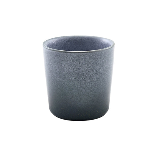 Genware Forge Graphite Stoneware Grey Round Chip Cup 8.5x8.5cm 30cl 10.5oz Pack of 6