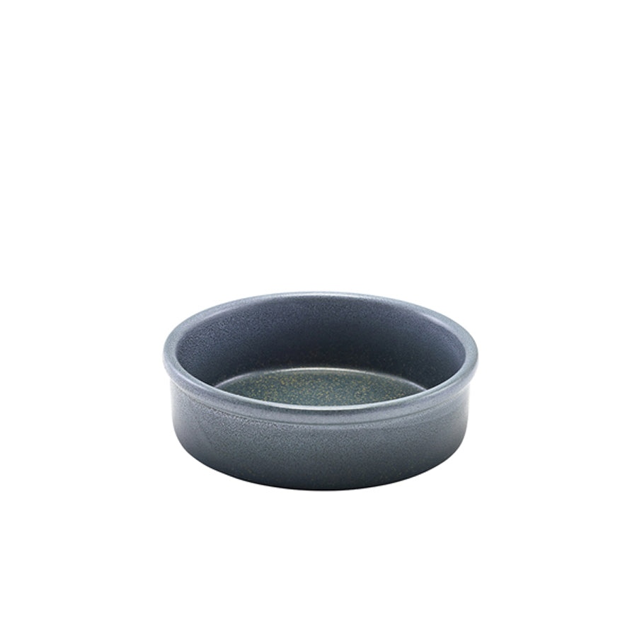 Genware Forge Graphite Stoneware Grey Tapas Dish 13x3.5cm 29cl 10.25oz Pack of 6