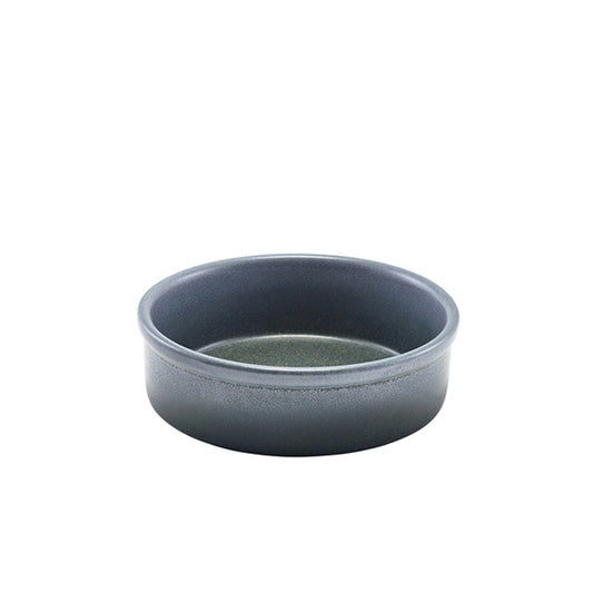 Genware Forge Graphite Stoneware Grey Tapas Dish 14.5x4cm 43cl 15oz Pack of 6