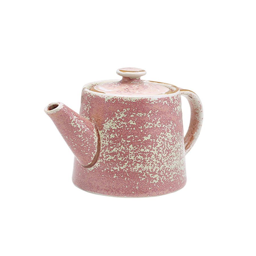 Genware Terra Vitrified Porcelain Rose Teapot 50cl 17.6oz Pack of 6