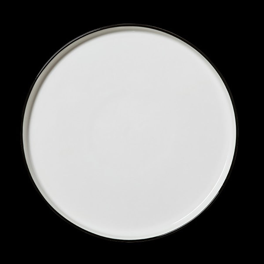 Steelite Asteria Vitrified Porcelain White Round Stacking Plate 25.5cmPack of 12