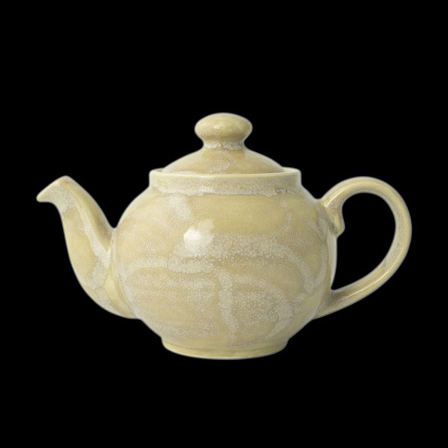 Steelite Revolution Vitrified Porcelain Sandstone Teapot 42.5cl 15oz Pack of 6