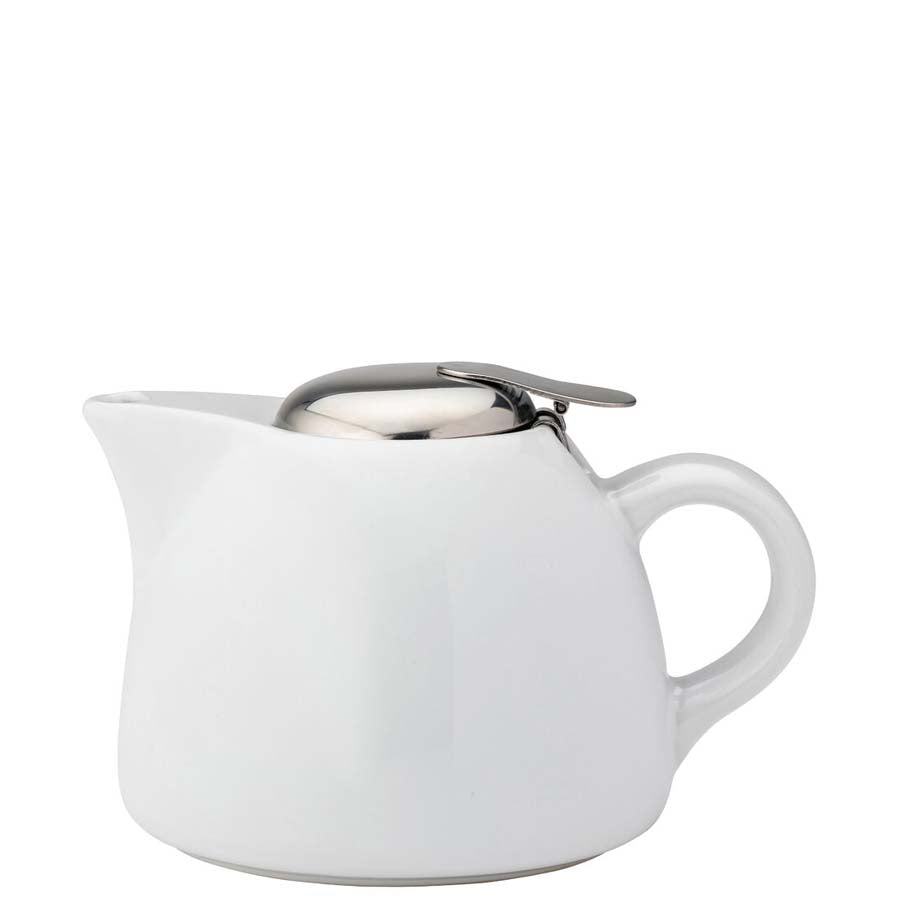 Utopia Barista White Teapot 15oz 45cl Pack of 6