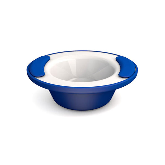 Ornamin Keep Warm Plate 25.5cm Blue & White