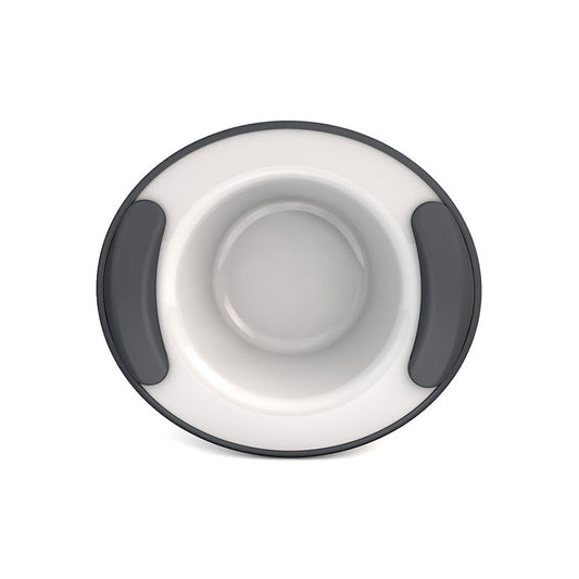 Ornamin Keep Warm Plate 25.5cm Anthracite & White