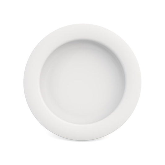 Ornamin White Sloped Based Small Melamine Plate 20cm