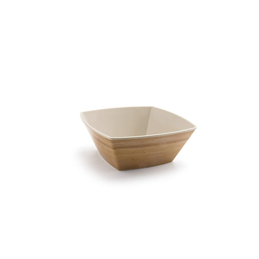 Front of the House Platewise Bamboo MOD Square Bowl 21.5cm 2.1 Litre Pack of 6