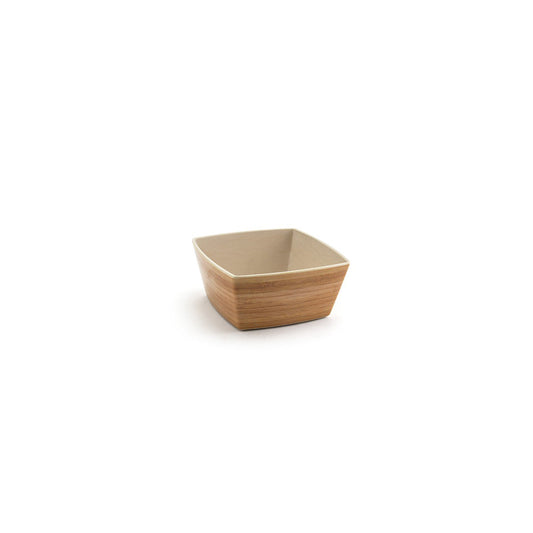 Front of the House Platewise Bamboo MOD Square Bowl 13.5cm 24oz Pack of 12