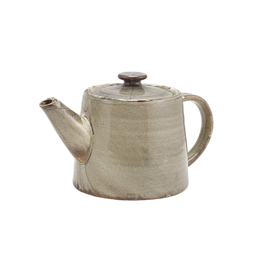 GenWare Terra Porcelain Grey Teapot 50cl 17.6oz Pack of 6