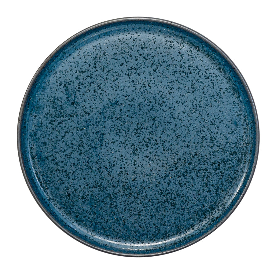 Artisan Tempest Vitrified Stoneware Blue Round Dinner Plate 26cm Pack of 4