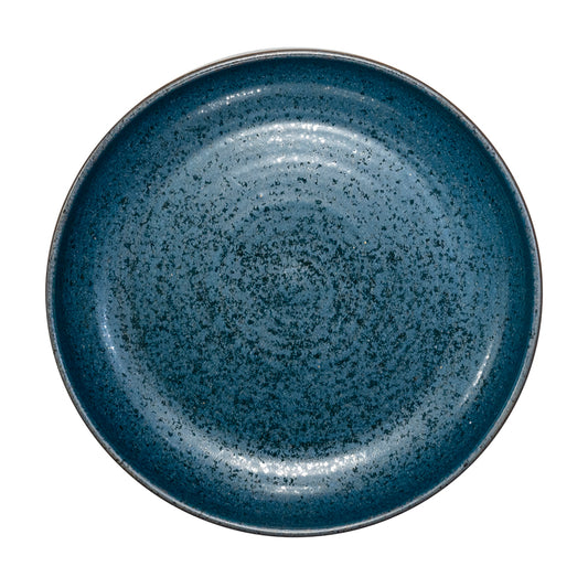 Artisan Tempest Vitrified Stoneware Blue Round Bowl 23cm Pack of 4