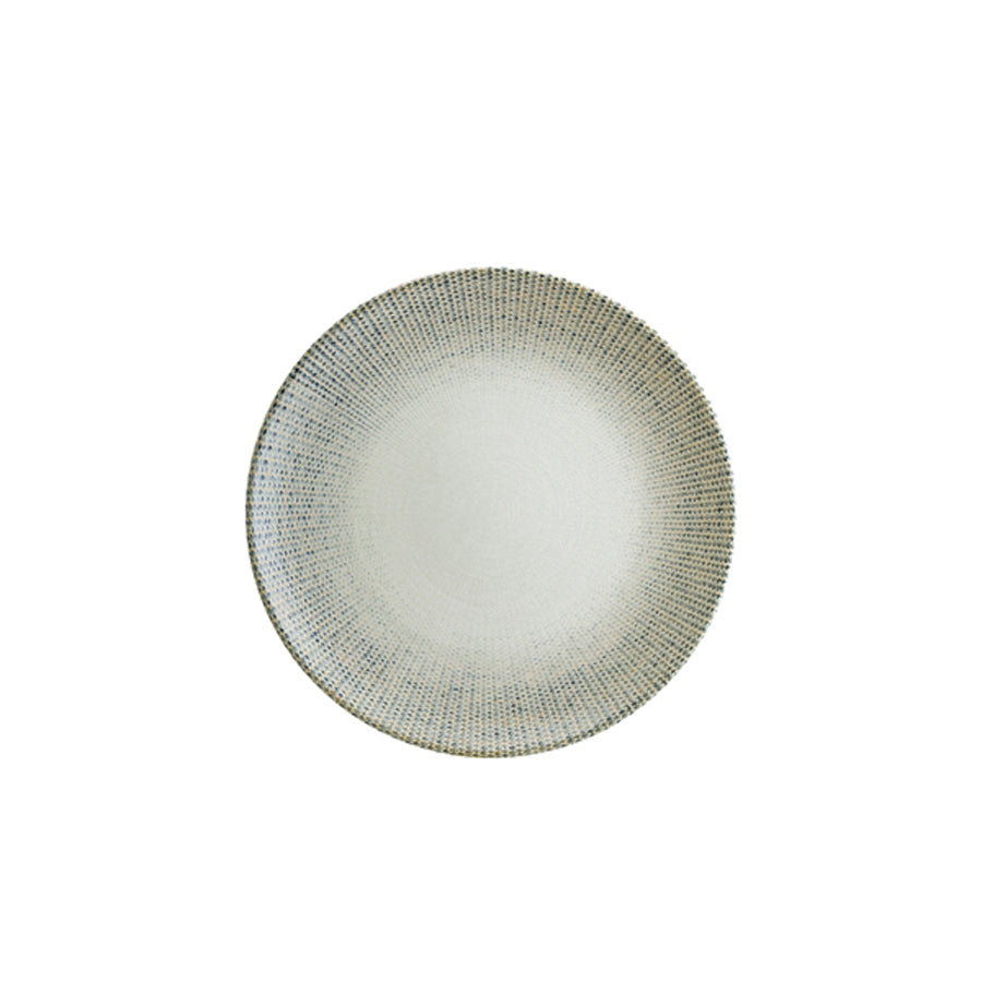 Bonna Sway Porcelain Gourmet Round Flat Plate 25cm Pack of 12