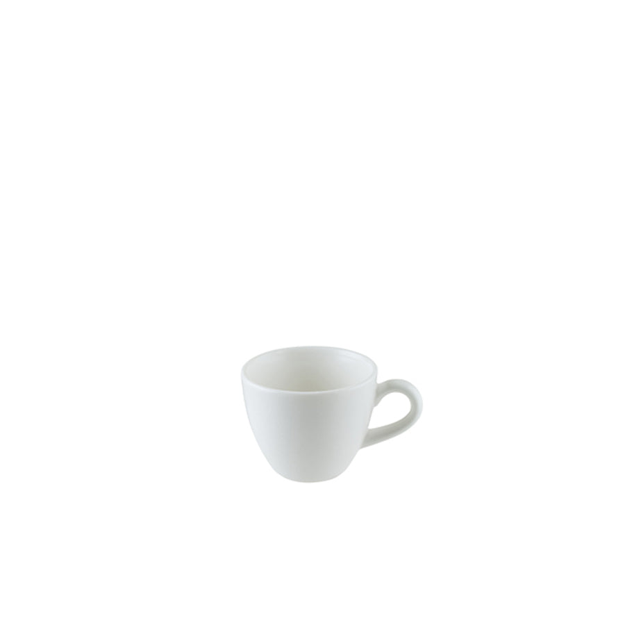 Bonna Sway Porcelain Matt White Rita Coffee Cup 8cl Pack of 6