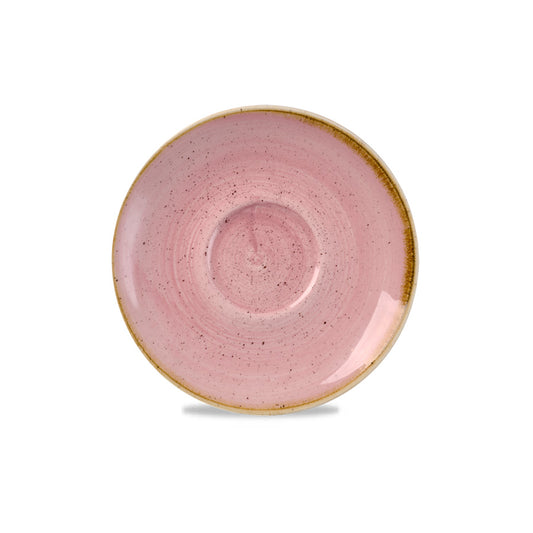 Churchill Stonecast Vitrified Porcelain Petal Pink Round Saucer 15.6cm Pack of 12