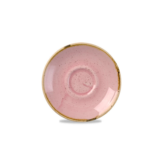 Churchill Stonecast Vitrified Porcelain Petal Pink Round Saucer 11.8cm Pack of 12